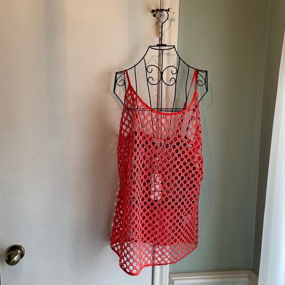 For Love And Lemons Red Swim Coverup - Picture 10 of 14